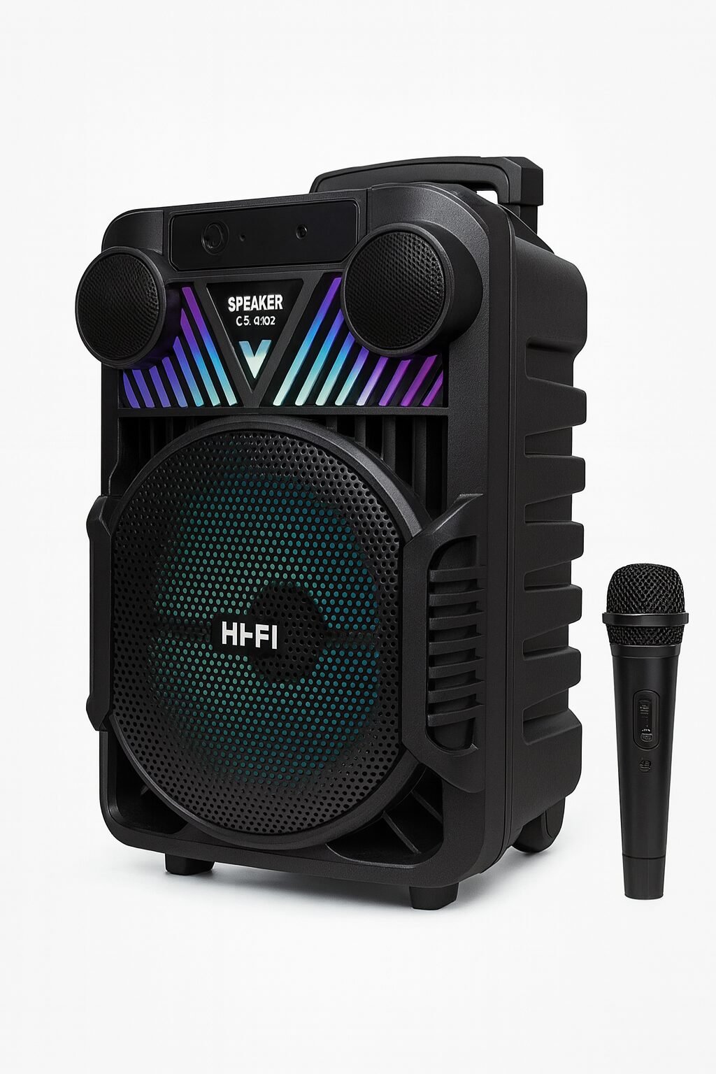 Image 28 oct 2025, 19_15_55 Parlante Amplificado CS-5102 15" con Luces LED y Micrófono – Potencia Profesional - Imagen 1