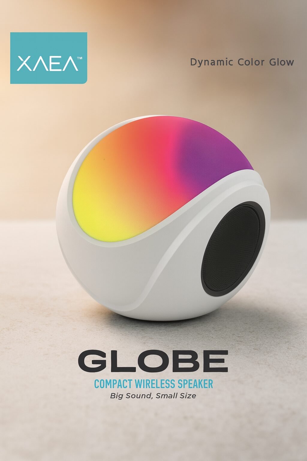 Image 28 oct 2025, 23_08_04 Parlante Globe LED – Sonido envolvente con luz ambiente dinámica - Imagen 1